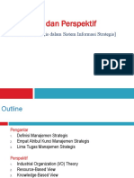 Manajemen Strategis Dalam SIS