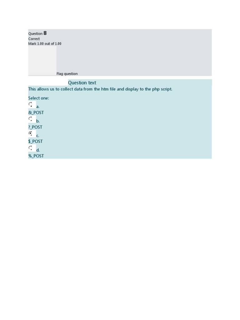 PHP Data Collection Basics | PDF | Computers