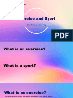 Exercise and Sports (Autosaved)