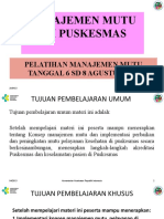 MASTER BAHAN TAYANG MANAJEMEN MUTU DI PUSKESMAS Edit 19 Juni 2017