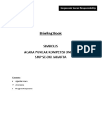 BCA - Briefing Book Penyerahan Hadiah Kompetisi Online