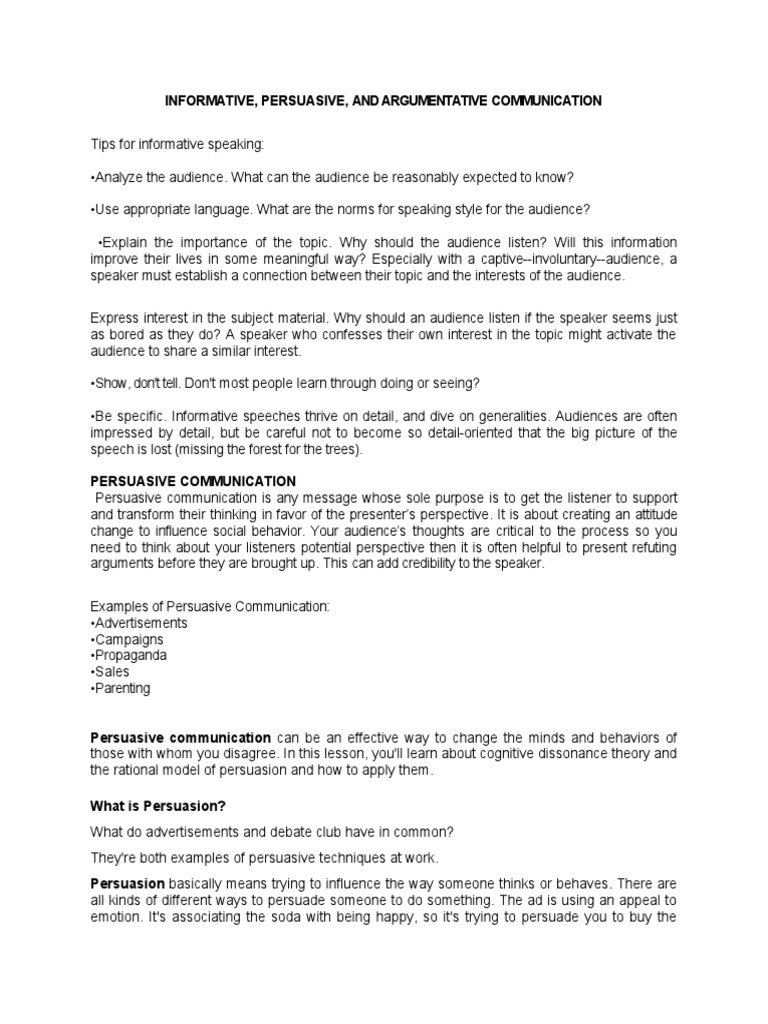 Understanding Argumentative Communication | PDF | Persuasion | Aggression
