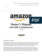Welcome To Amazon!: Owner's Manual and Guide To Employment - U.S. - March 2020
