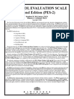 Preschool Evaluation Scale Second Edition (Pes-2) : Stephen B. Mccarney, Ed.D. Tamara J. Arthaud, PH.D