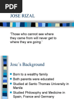 Jose Rizal: 'Those Who Cannot See Where They Came From Will Never Get To Where They Are Going.'