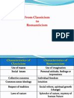 From Classicism To Romanticism Summary