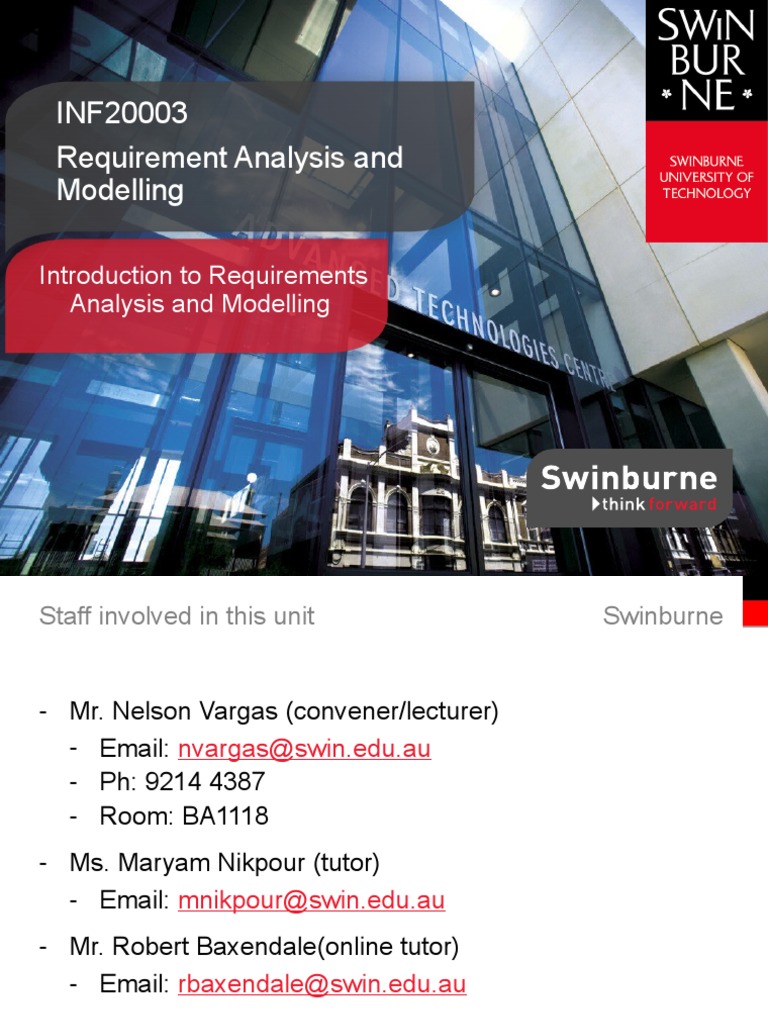 Requirements Analysis and Modelling Guide | PDF | System | Information