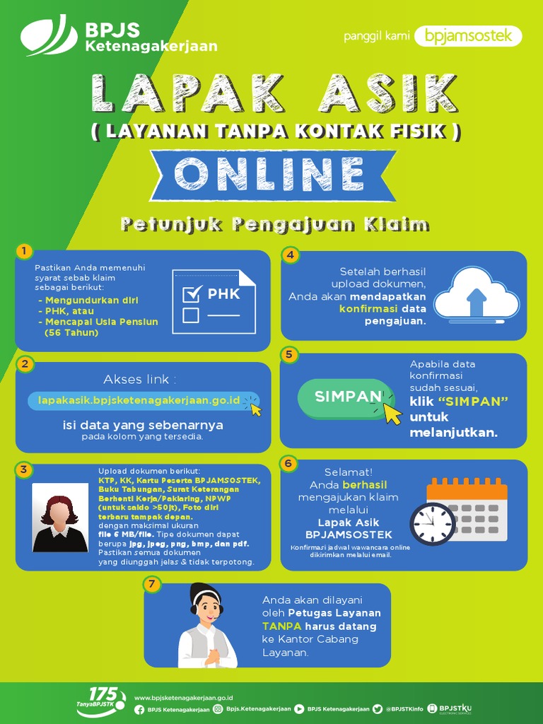Panduan Klaim BPJS Ketenagakerjaan Online | PDF
