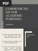 Chapter 8 - Purposive Communication