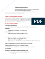 First Topic Is Neuropsychological Assessment