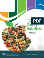 N55a Australian Dietary Guidelines Summary 130530
