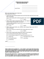 Web CPIN Formulir Deklarasi Kesehatan Health Declaration Form