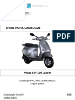 Spare Parts Catalogue: Vespa ET4 150 Leader