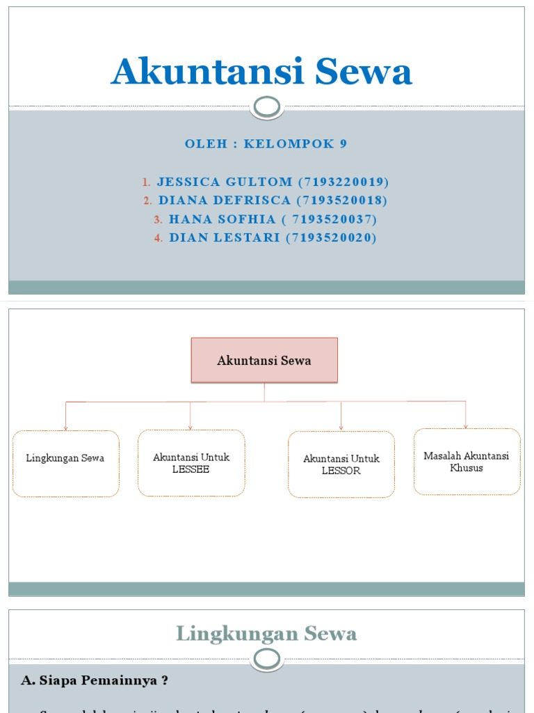 Kelompok 9 Akuntansi Sewa