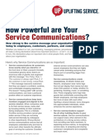 UP - Assessment - How Powerful Are Your Service Communications - 455