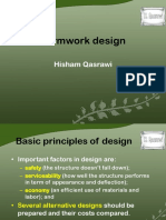 Formwork Design: Hisham Qasrawi
