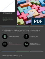 Takenmind Global Data Analytics Internship: Proof of Concept Attrition Control Project