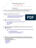 Lab 12 - Query Processing