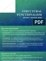 Structural - Functionalism