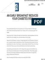 An Early Breakfast Reduces Your Diabetes Risk - WDDTY-organuhr-essenszeiten