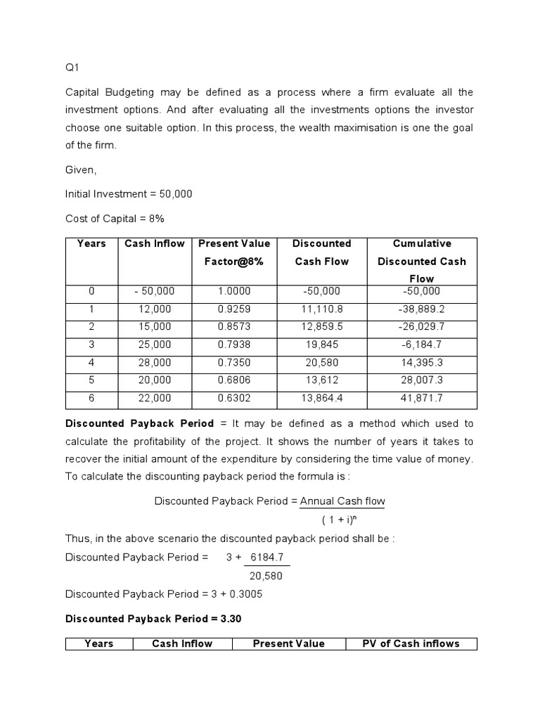 Strategic Financial Management | PDF | Net Present Value | Financial ...