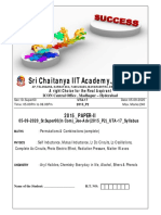 Sri Chaitanya IIT Academy., India.: 2015 - PAPER-II