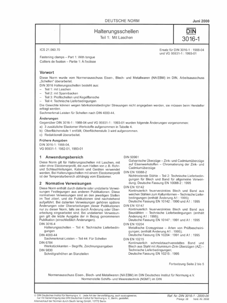 Din 3016-1 | PDF