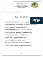 LCT Table of Contents 1