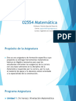 Presentación 02554 Matemática