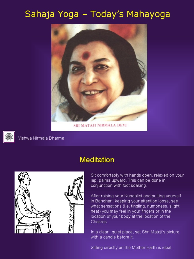 Sahaja Yoga Followup (General) PDF Spirituality MindBody