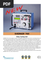 Sverker 760: Relay Testing Unit