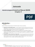 Salmonella Bacteriological Analytical Manual (BAM)