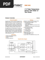 1°C Triple Temperature Sensor With Hotter of Two Zones: Product Features