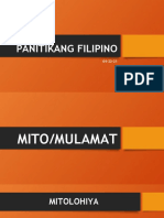 Panitikang Filipino (Mitolohiya)