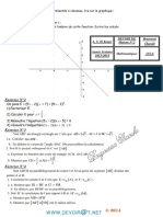 Devoir de Maison N°2  - Math   - 1ère AS  (2013-2014) Mr Bouzouraa Chaouki 