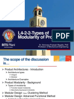 L4-2-2-Types of Modularity of Prod Archi: BITS Pilani