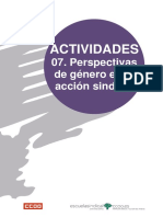 Actividades Perspectiva de Género