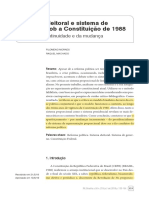 Sistema eleitoral e sistema de governo sob a Constituição de 1988 - Filomeno Moraes e Raquel Machado
