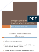 Poder Constituinte e Democracia (Bonavides)
