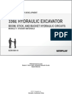 336E Hydraulic Excavator: Boom, Stick, and Bucket Hydraulic Circuits