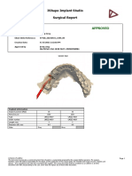 3shape Implant Studio Surgical Report: Approved