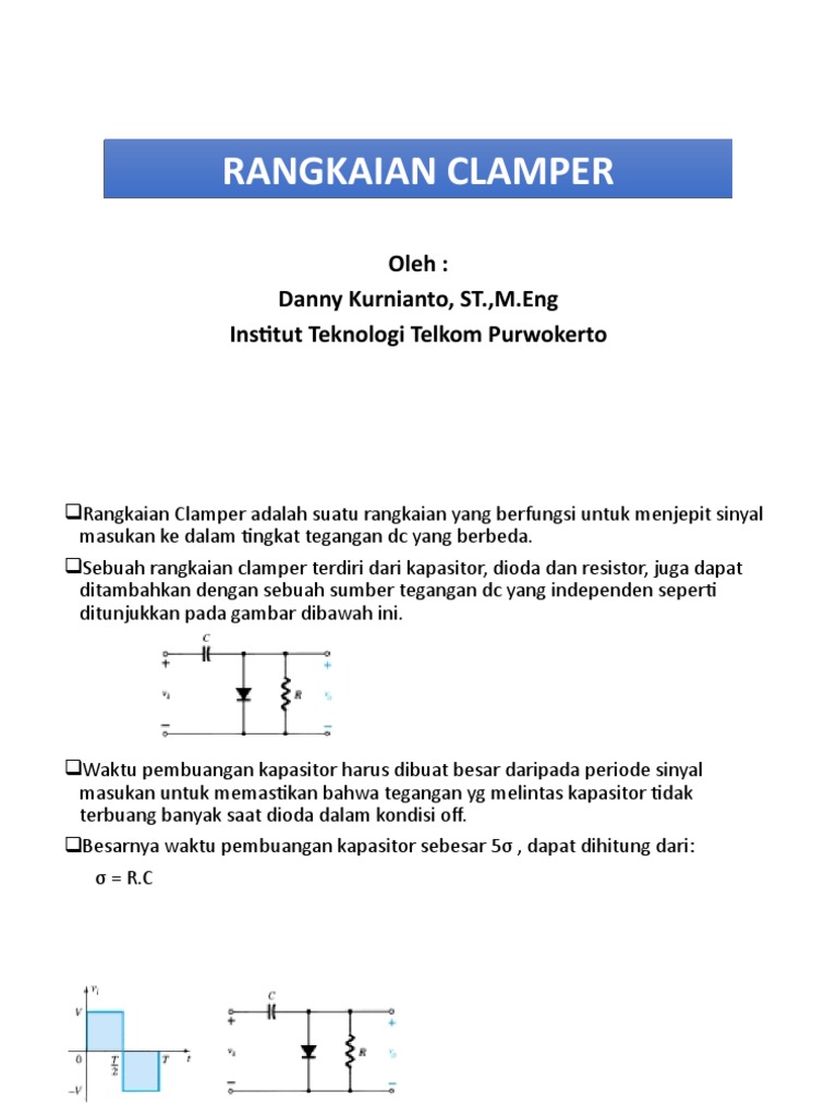 Rangkaian Clamper | PDF | Sains & Matematika