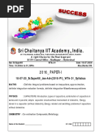 Sri Chaitanya IIT Academy., India.: 2016 - PAPER-I