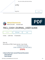 FBCJ - CASH JOURNAL - USER GUIDE - SAP Blogs