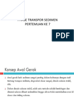 21 - SPL 314 - 2013 - Phase Transpor Sedimen - Tugas - Pertemuan 7