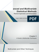 Advanced and Multivariate Statistical Methods: Practical Application and Interpretation