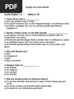 Löcher - Louis Sachar Fragen.docx