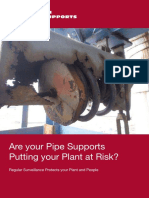 Are your Pipe Supports Putting your Plant at Risk