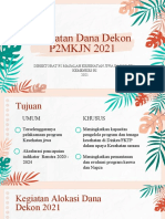 Kegiatan Dekon 2021 Maret