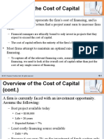 Overview of The Cost of Capital